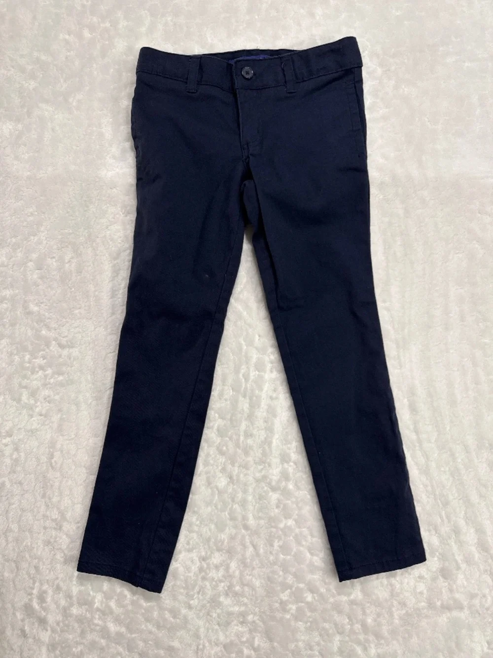 French toast skinny school uniform pants navy blue girl size 7 - Picture 1 of 11